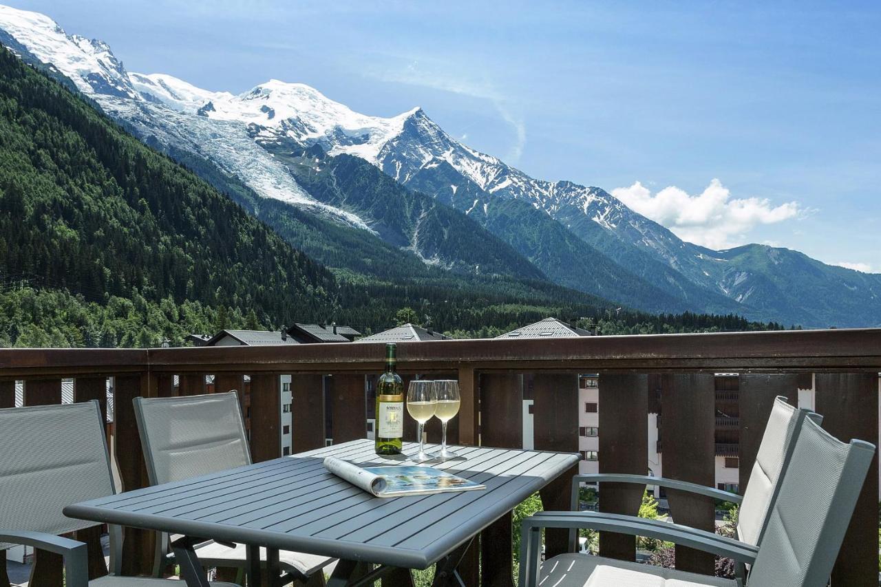 Appartement Les Lutins - Incredible View Of Mont Blanc Chamonix Exterior foto